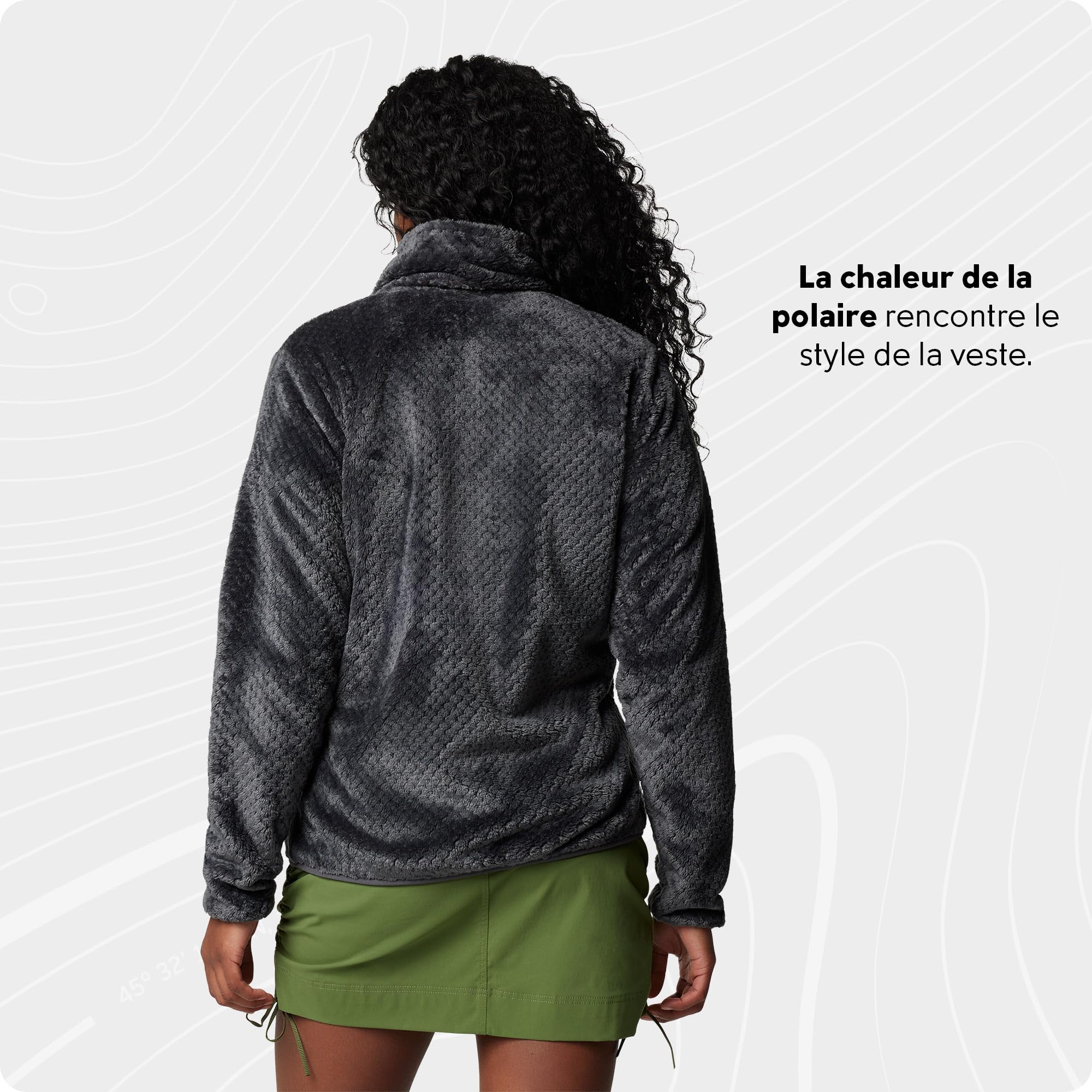 Columbia Fire Side II Sherpa Full Zip, Veste Polaire Entièrement Zippée pour Femme
