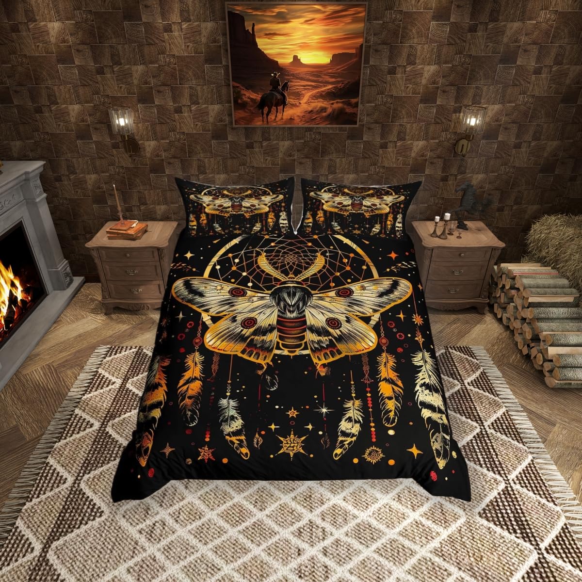 Housse de couette papillon pour éliminer la monotonie de votre literie de chambre