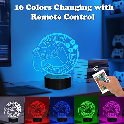 Miniatura 4 de Luz nocturna de juegos, lámpara de juego para niños, regalo de luz nocturna para consola de juegos, regalo de Navidad y cumpleaños para niños,