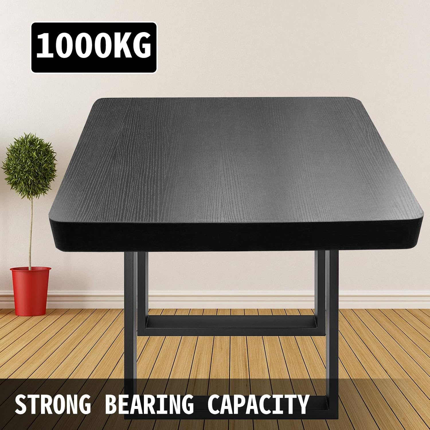 Hottest Sale VEVOR Set of 2 Steel Table Legs, 28''Height 35''Wide Dining Table Legs, Heavy Duty 3.1 Width Box Section Square Table Legs, 28x35x3.1 Inch Black Color Industrial Country Style Metal Dining Legs Best Seller VEVOR Set of 2 Steel Table Legs, 28''Height 35''Wide Dining Table Legs, Heavy Duty 3.1 Width Box Section Square Table Legs, 28x35x3.1 Inch Black Color Industrial Country Style Metal Dining Legs