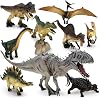 Dinosaur Playset with 14 Indominus Rex & 8 Detailed Dino Figures - Educational Toy for 3-8 Year Old Boys Girls 9 PCS