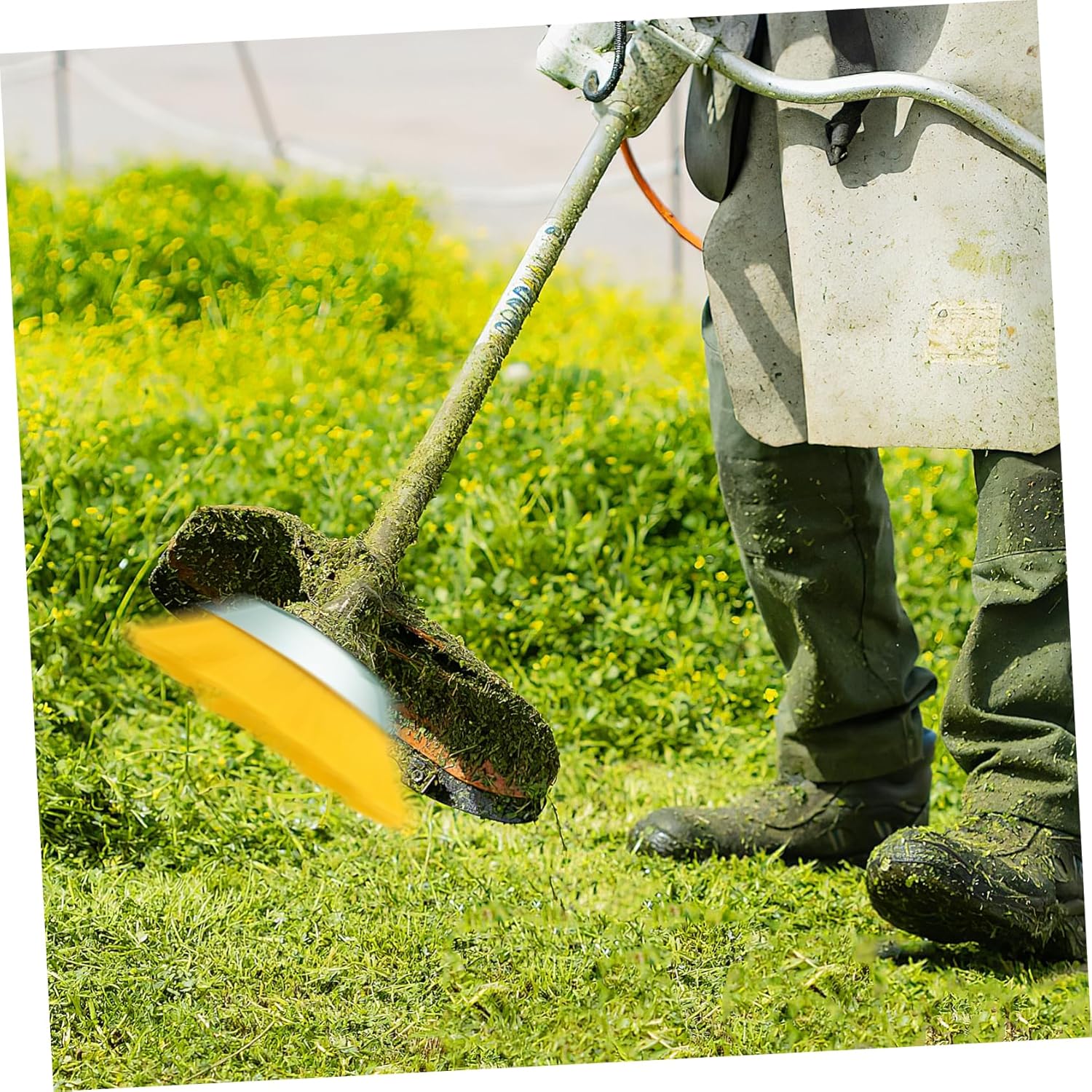 Sosoport Garden Edging Tool Trimmer Head Replacement Nylon Wire Brush Mower Accessories for Lawnmower