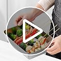 Image of 2000ML Stainless Steel Food Storage Container with Transparent Lid | Stackable Steel Box for Fridge Storage, Meal Prep & Serving | Freezer Safe for Office, Gym, BBQ & Kitchen (6)