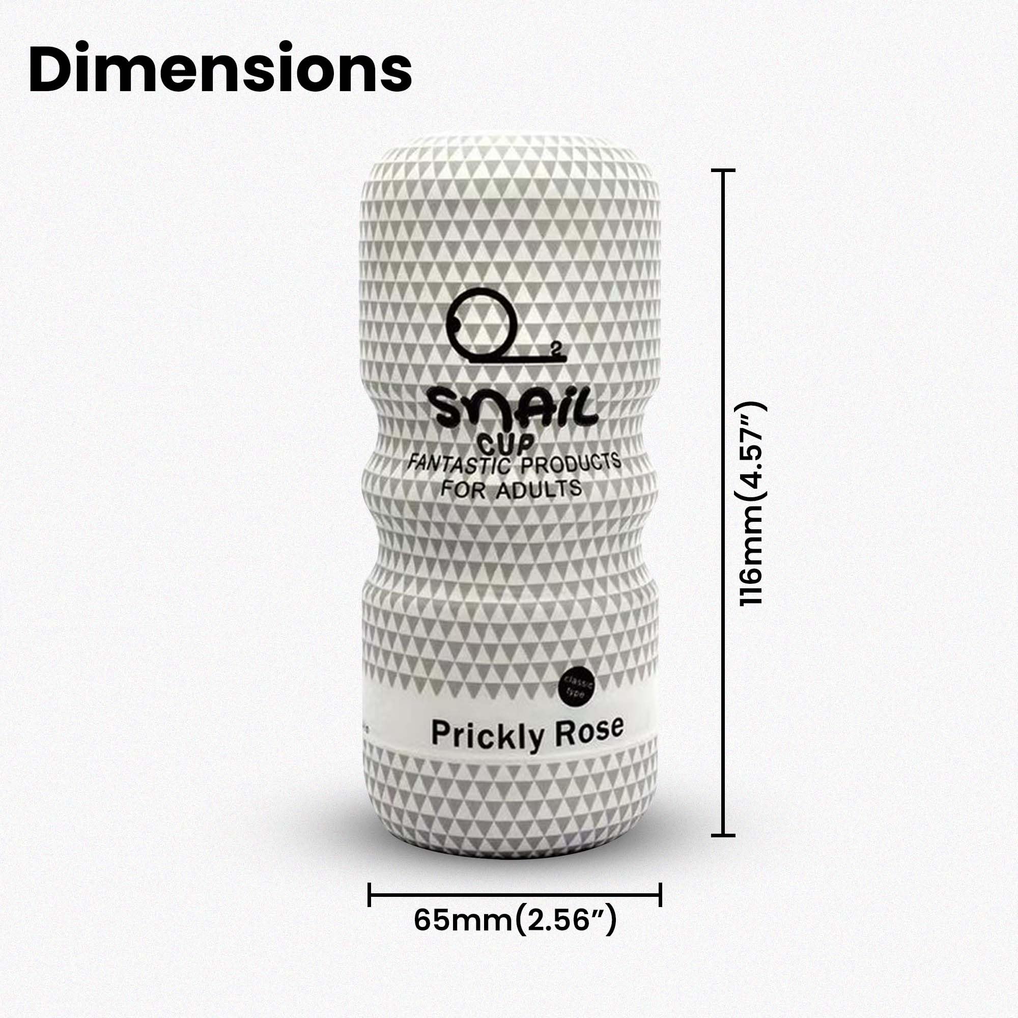 Silicone Men Masturbator - Snail Aircraft Cup Masturbator
