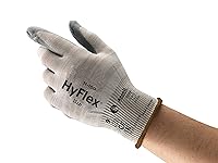 Vista 1 de Ansell HYFLEX 11-100 - Guantes de nailon recubiertos de nitrilo de espuma resistentes a cortes con compatibilidad con pantalla táctil