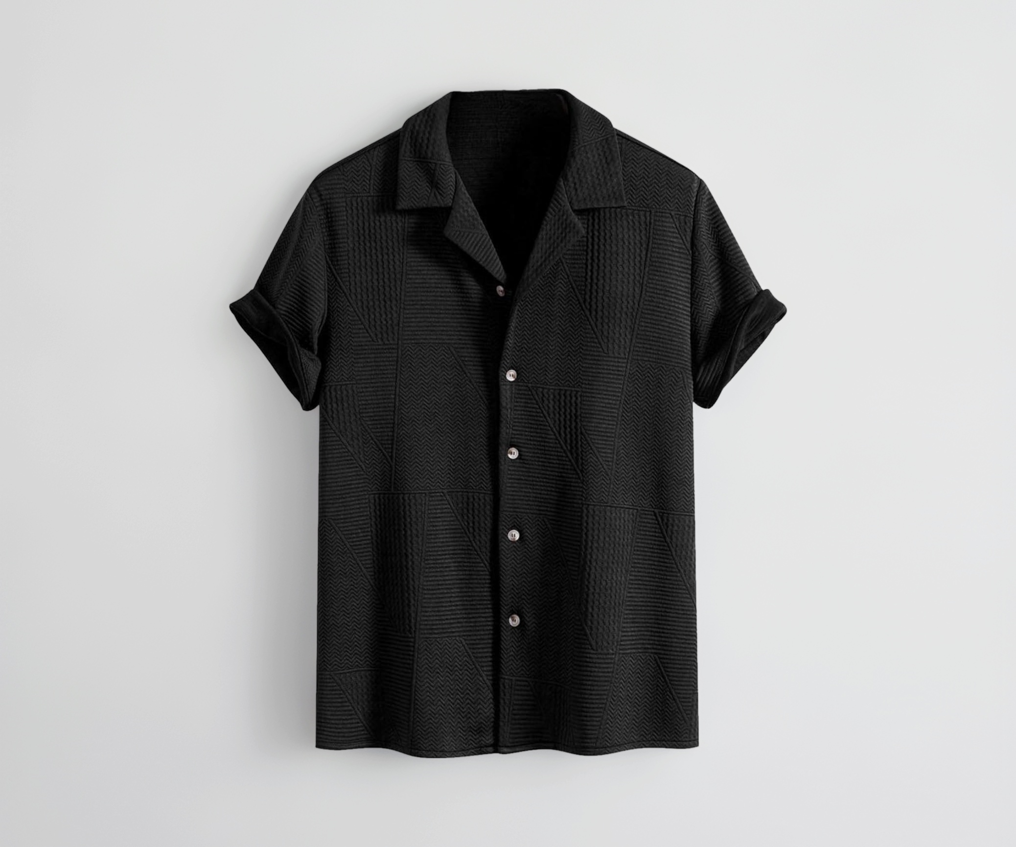 Leriya Men's Polycotton Regular Fit Half Sleeve Shirt - Image 1