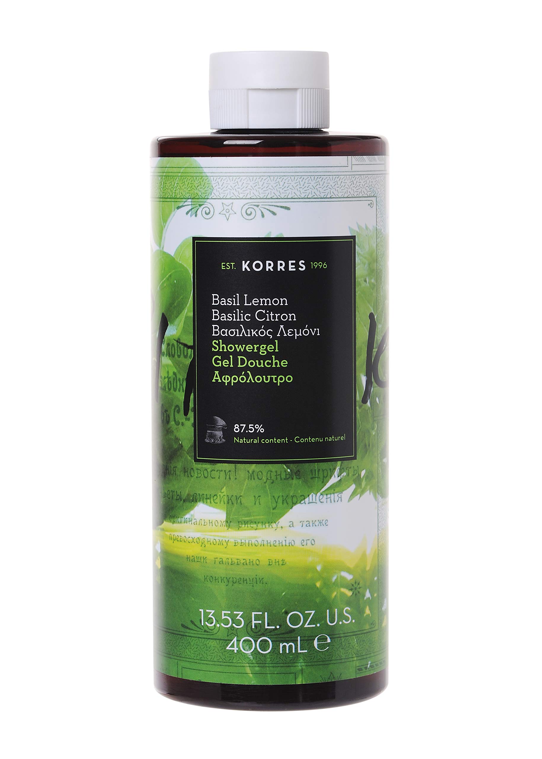 KorresShower Gel Basil Lemon For Women 13.53 oz