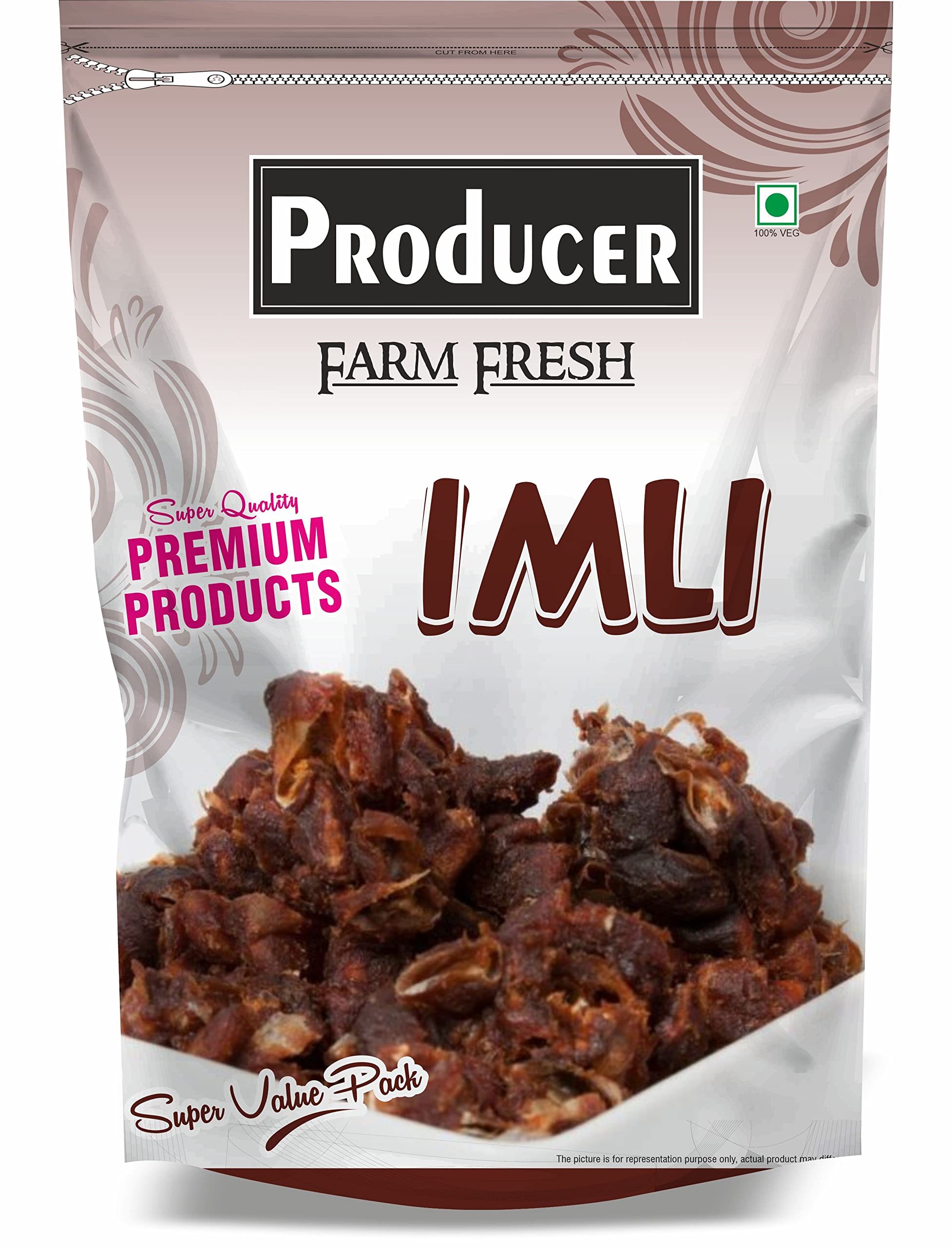Producer Fresh Seedless Tamarind, Imli 400g