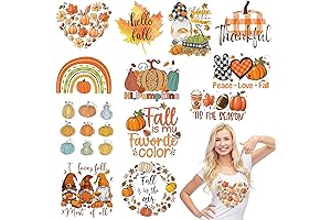 Fall Iron-On Transfers for T-Shirts