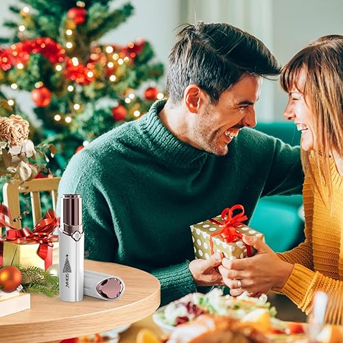 Miniatura 2 de Depilación facial para mujeres como regalo de Navidad, dispositivo de depilación SEIHAI incluye 2 cabezales de repuesto, afeitadoras faciales para