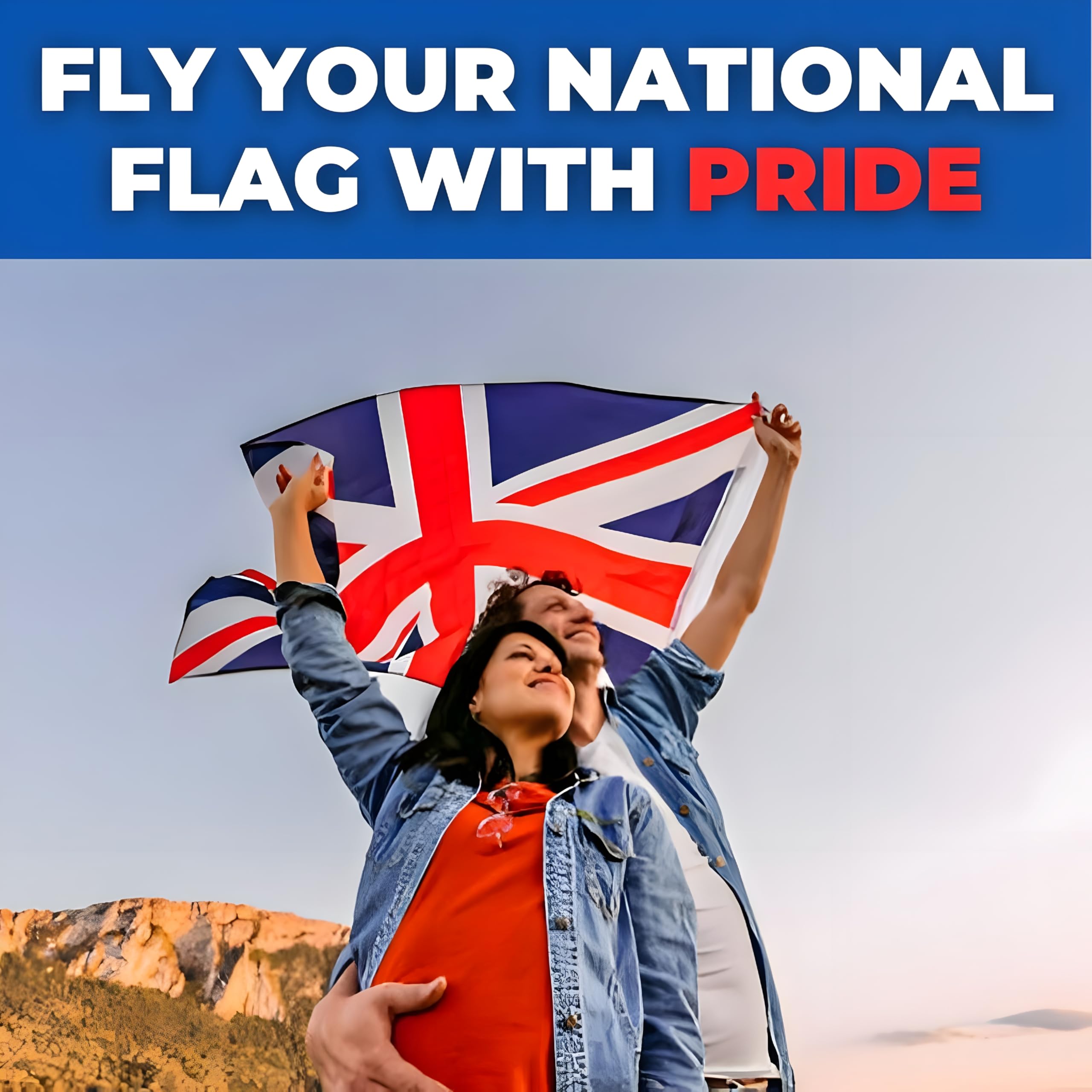 NESTIXY Union Jack Flag, Britain National Flag - Image 3