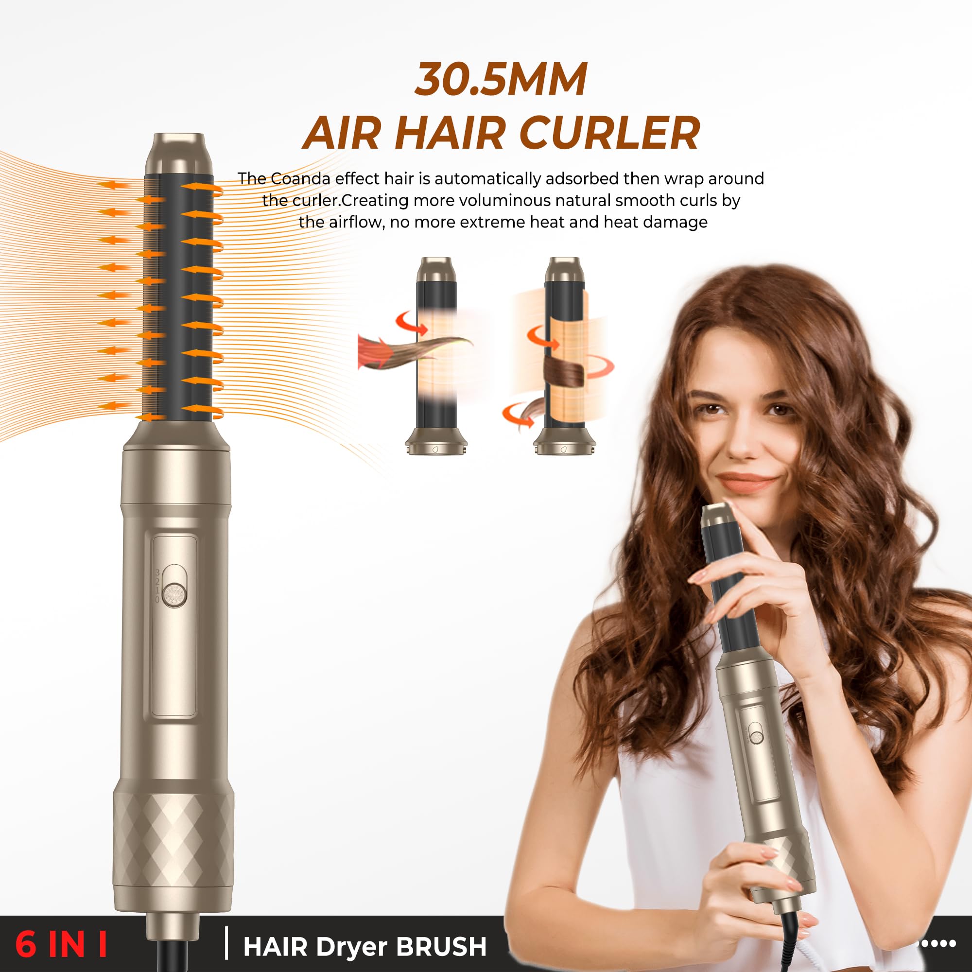 UKLISS 6 en 1 (oro elegante)