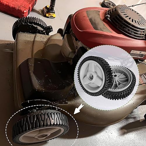 Miniatura 8 de ranwin 532401274 Ruedas de tracción delantera aptas para cortacésped HU  Llantas de tracción delantera para tractor de cortacésped autopropulsado