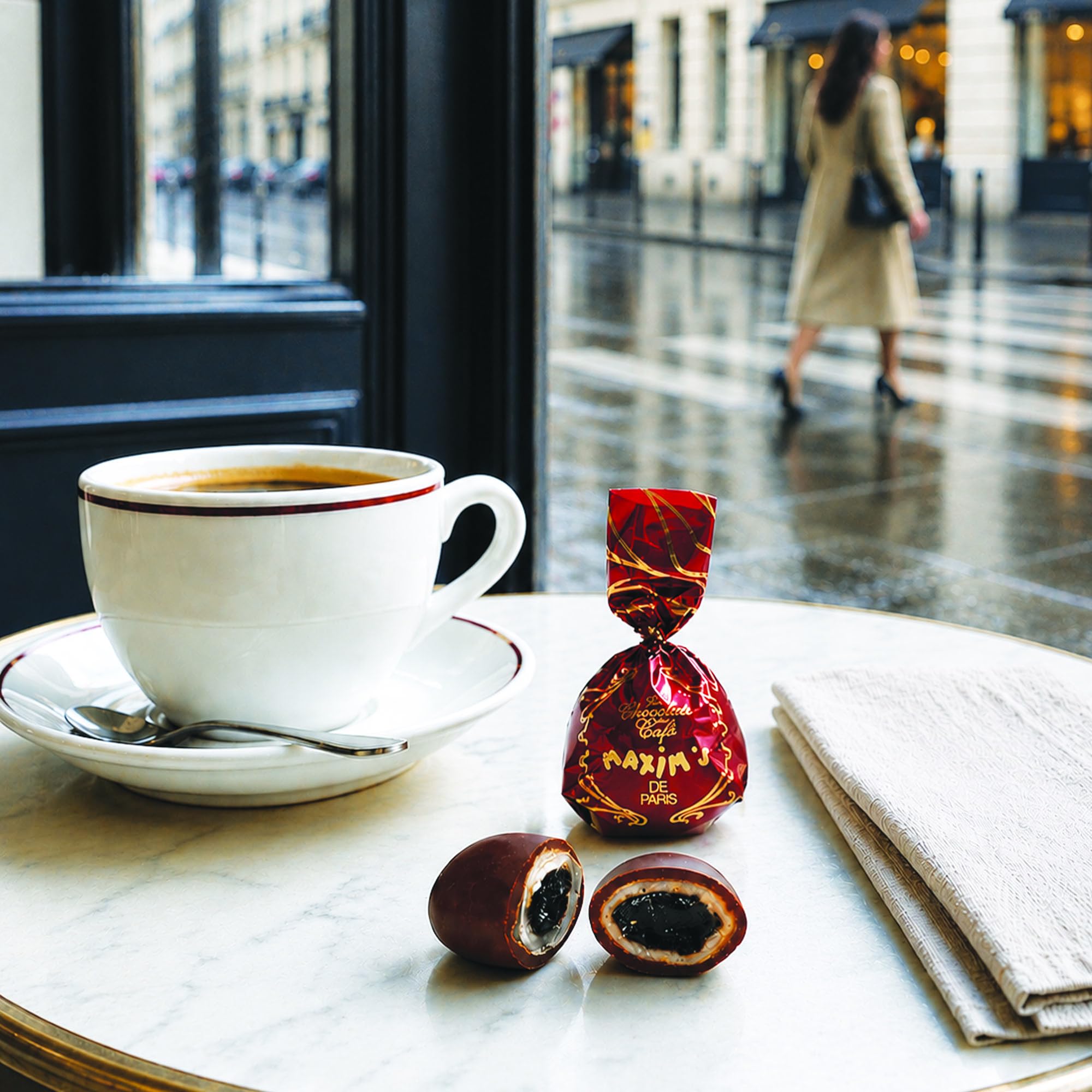 【美品】エミール・ガレ★red and gold with prunes Amazon.com : Maxim's De Paris - Chocolate Covered Coffee Candy in