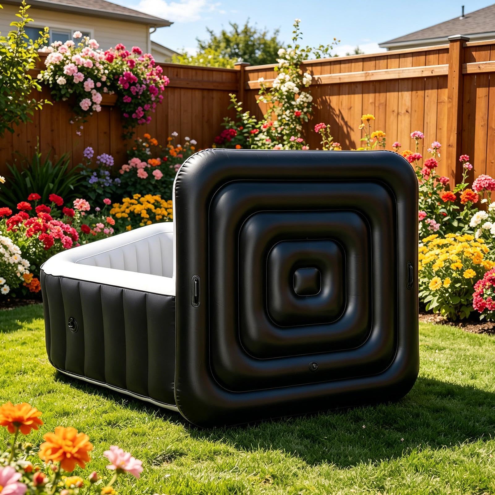 Copertura per Idromassaggio Coperchio Vasca Termico Portatile Leggero A