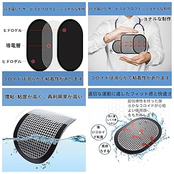 Amazon.co.jp: Jiayichengju EMS対応交換パッド