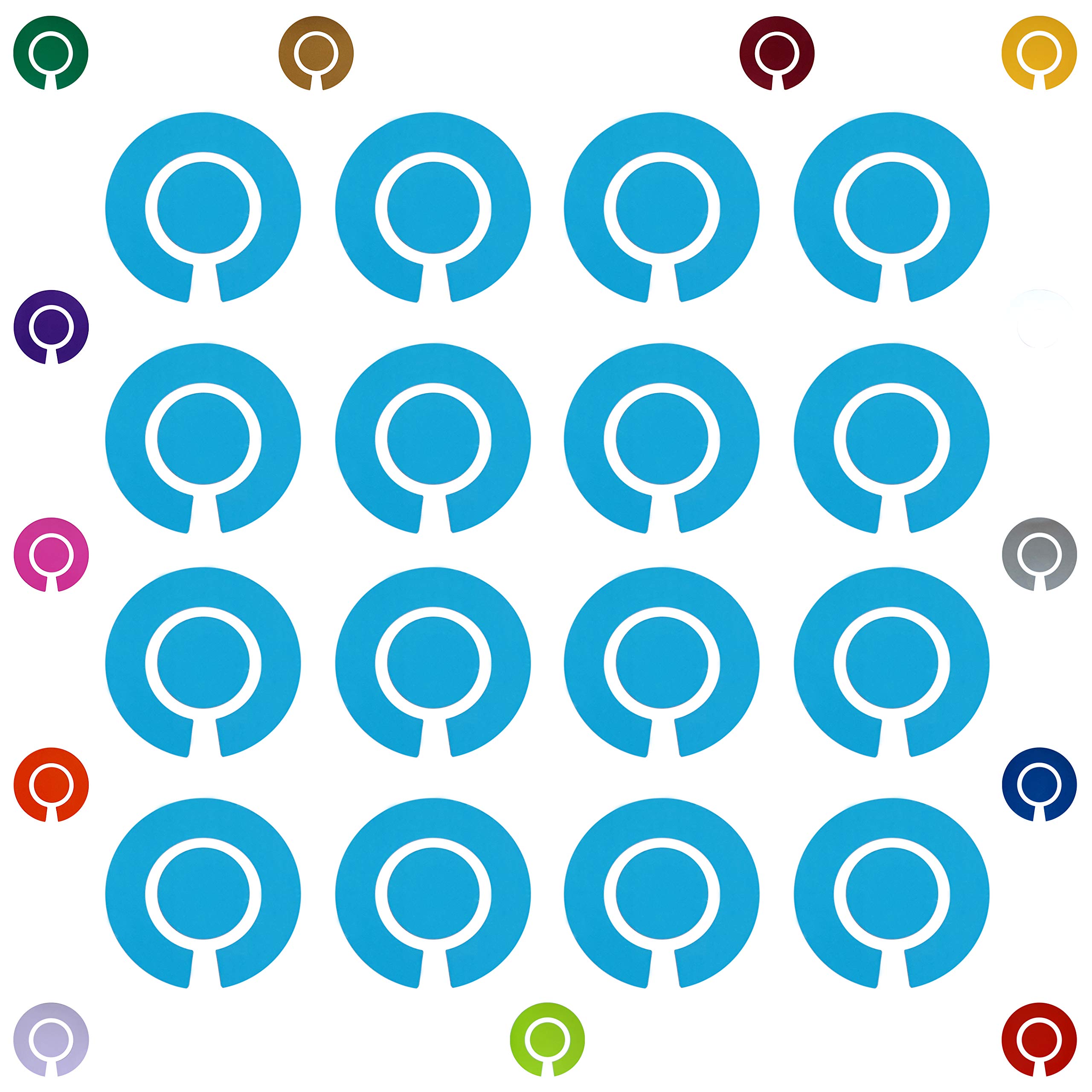 Buy Acclaim Lawn Bowls Identification Stickers Markers Standard 5.5 cm Diameter 4 Full Sets Of 4