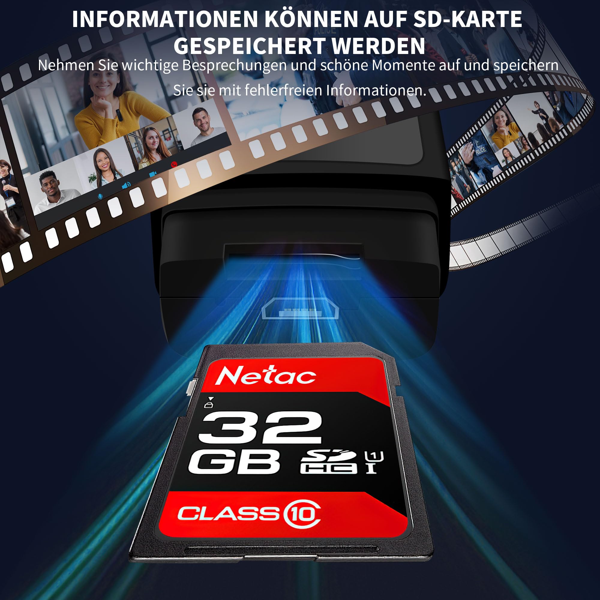 Kleine Kamera ohne WLAN, HD 1080P Body Cam mit 32G Speicherkarte, Mini Überwachungskamera, Audio Video Aufzeichnung Min Kamera mit Nachtsicht Bodycam Körperkamera für Innen Aussen Überwachung