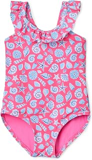 Amazon Essentials Girls and Toddlers' One-Piece Swimsuit