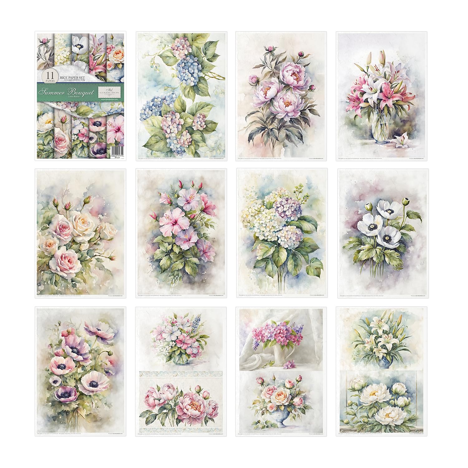 ITD Collection Papier de Riz Cosmogramme | Herazz - Boutique de Scrapbooking
