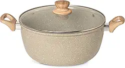 Caçarola com Tampa 24 cm Cinza Claro Oster