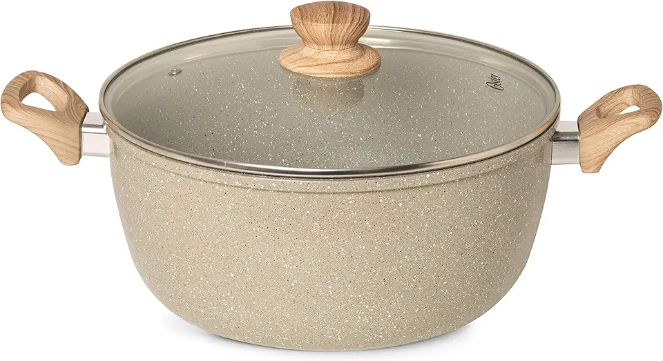 Caçarola com Tampa 24 cm Cinza Claro Oster