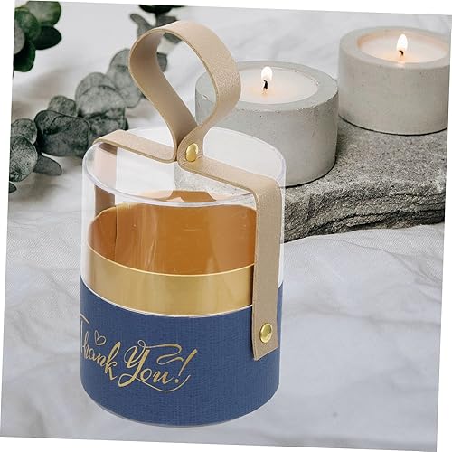 Miniatura 3 de Alipis Caja de regalo transparente de 2 piezas, cajas de regalo de dulces, decoración de bolsas de golosinas transparentes, bolsa de dulces de Año