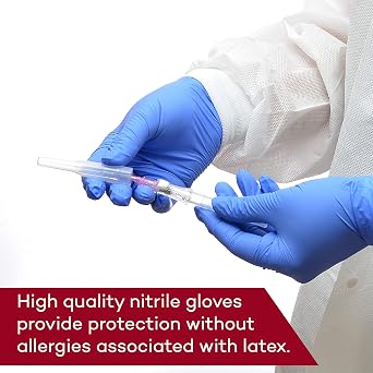 Dealmed Nitrile Gloves 2000 Count X-Small Disposable Nitrile Gloves, Non-Irritating Latex Free, Multi-Purpose Use for a First Aid Kit and More