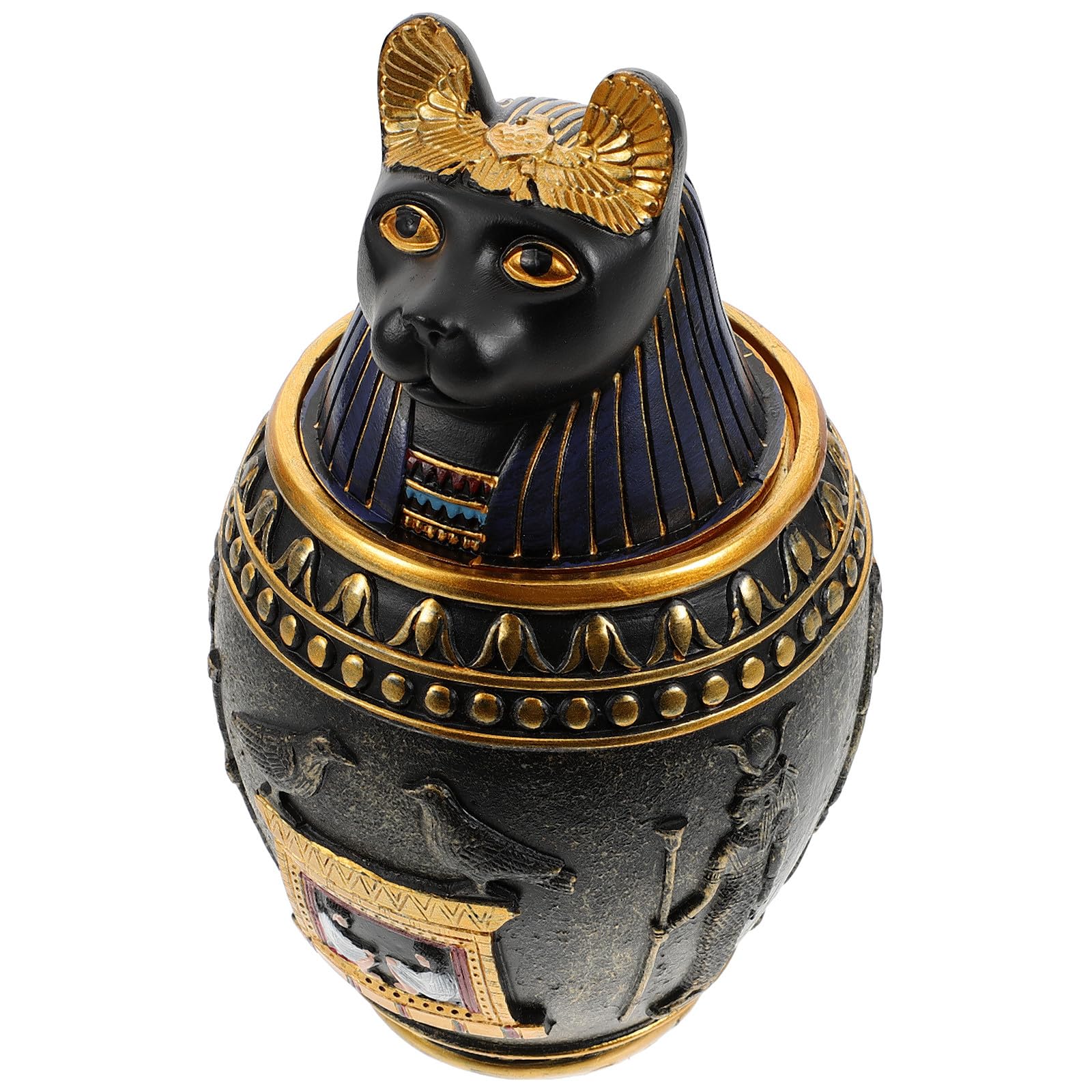 Statuette chat égyptien VANZACK pour embellir un bureau vide sans encombrer