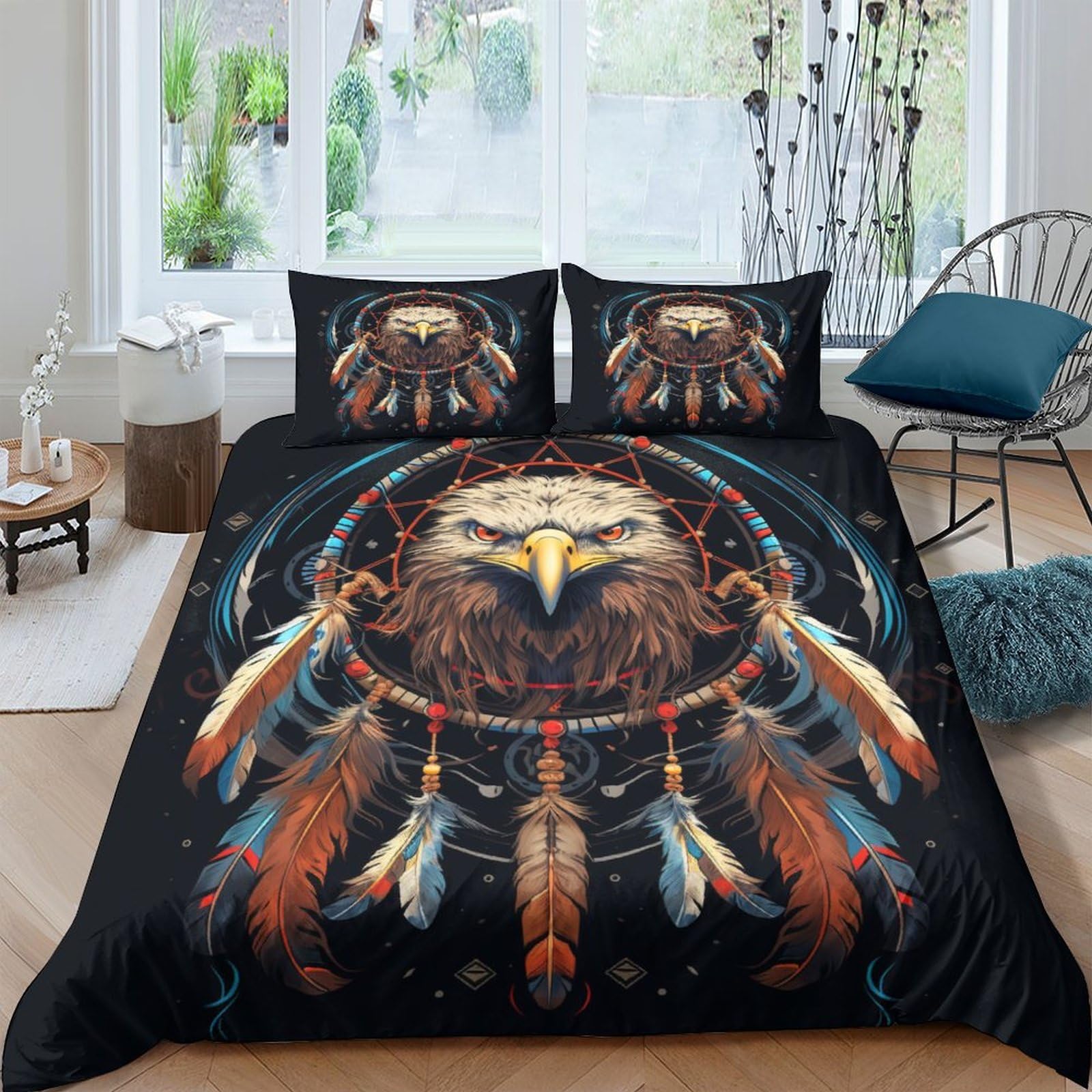 Housse de couette aigle 3D pour relooker la chambre des enfants et des adultes