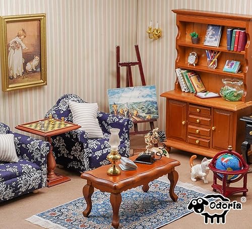 Miniatura 9 de Odoria Pomo de gabinete en miniatura de 16, tiradores de cajón, 8 pomos en miniatura, accesorios de decoración de casa de muñecas, accesorio para