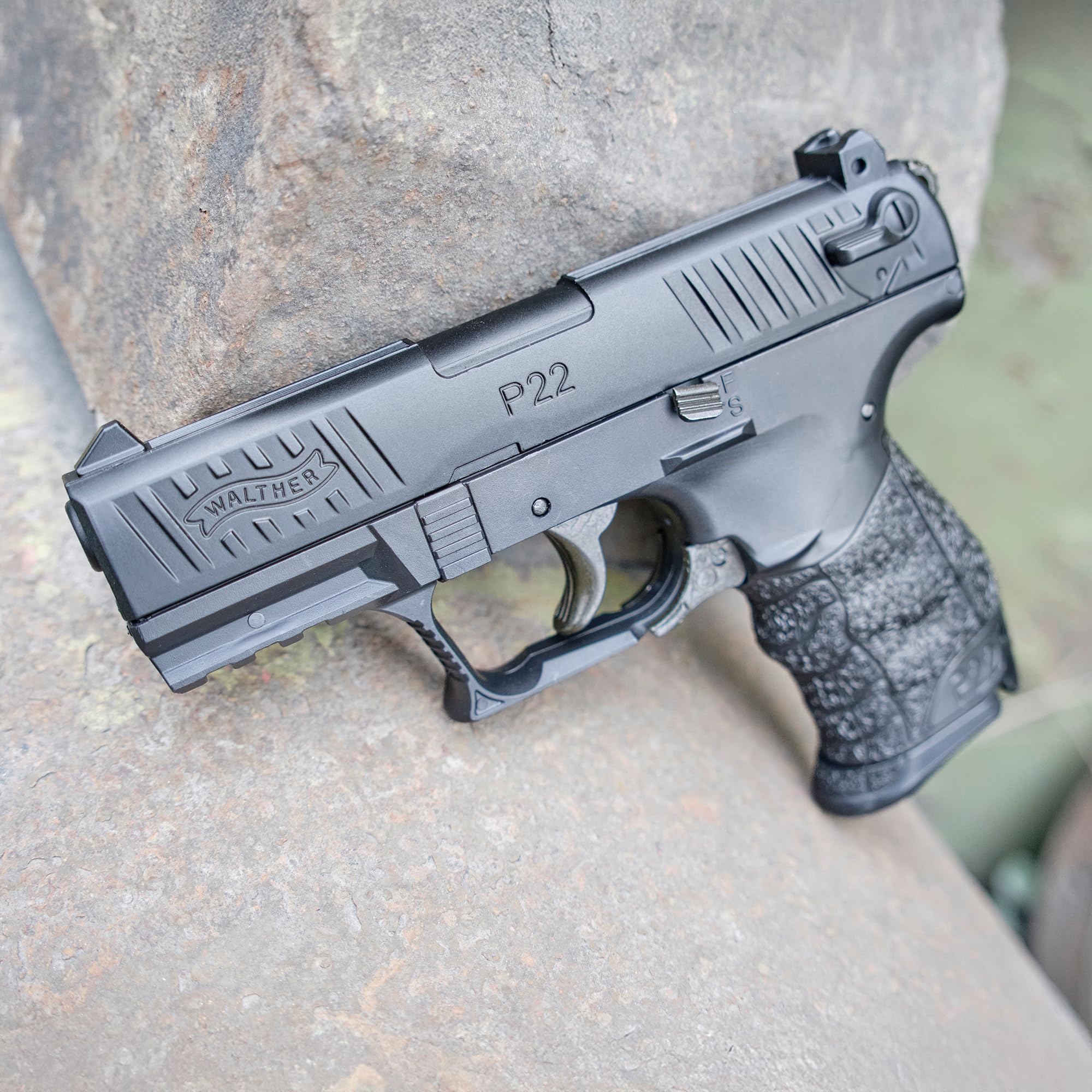 Pistolet Spring Airsoft Gun Walther P22Q Métal (0,5 Joule)