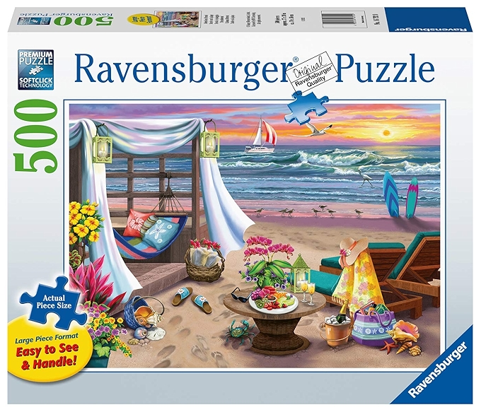 Ravensburger Cabana Retreat 大型拼图 500块 成人版