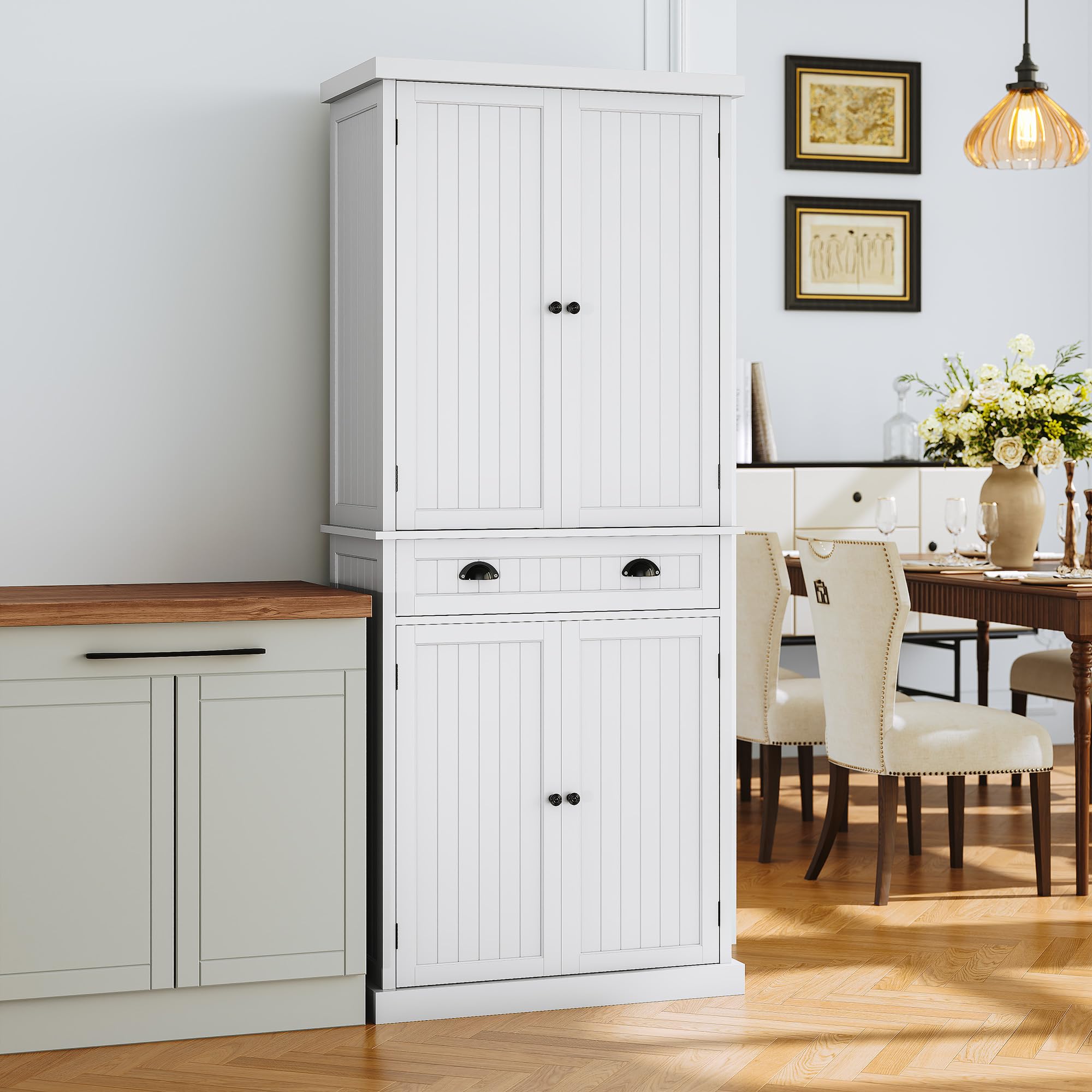 ARTPOWER 72 Tall Kitchen Pantry Storage Cabinet