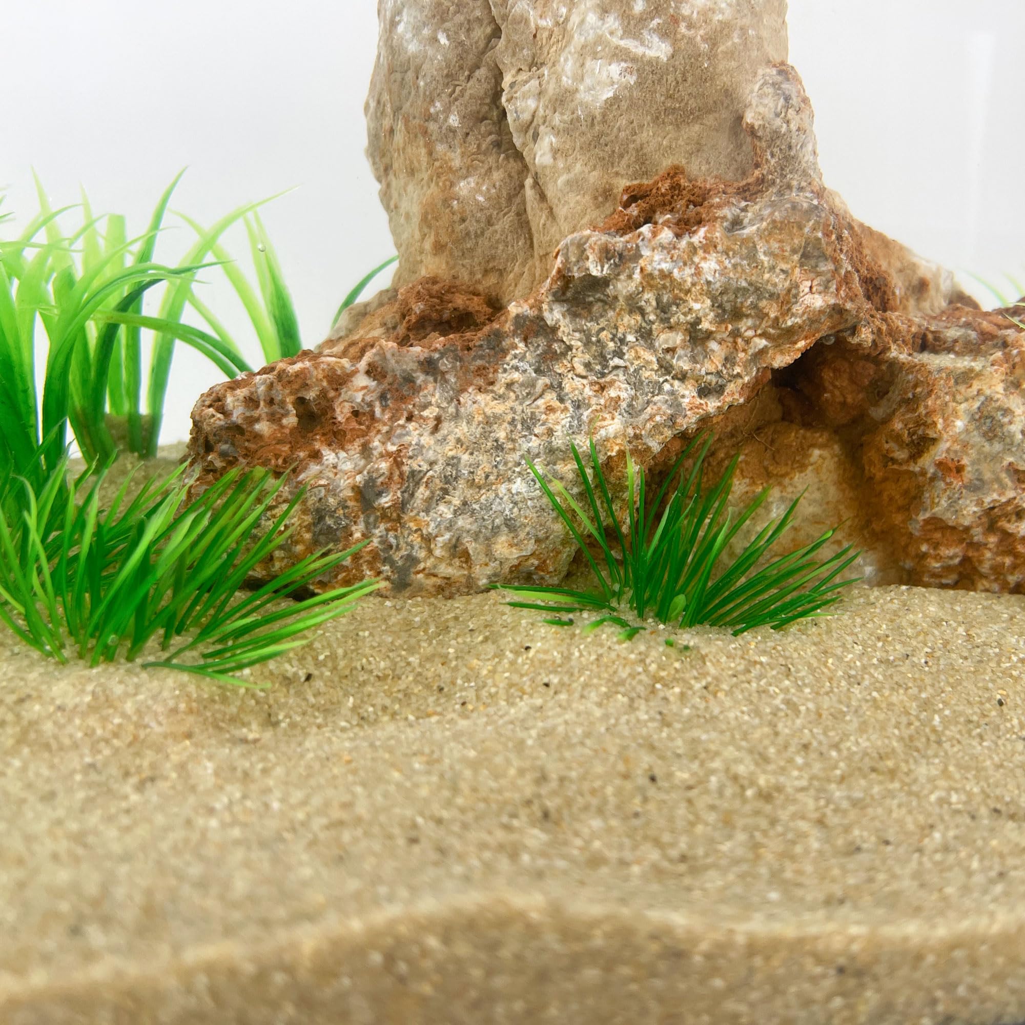Schicker Mineral Aquariumsand beige 25 kg, feiner Aquariumkies gewaschen & ungefärbt, kantengerundeter Bodengrund, Kies für Süßwasseraquarien, Meerwasseraquarien, Aquascaping (Ø Körnung: 0,4-0,8 mm)