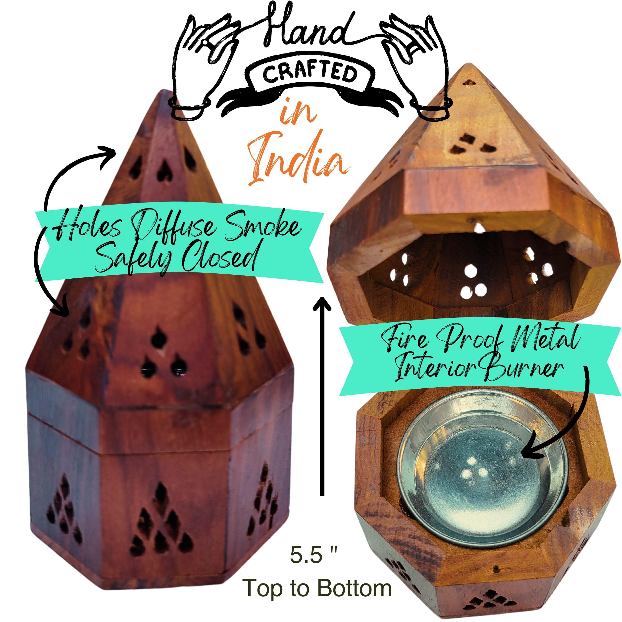 Amazon.com: Resin Incense Burner Kit Starter Set, Natural