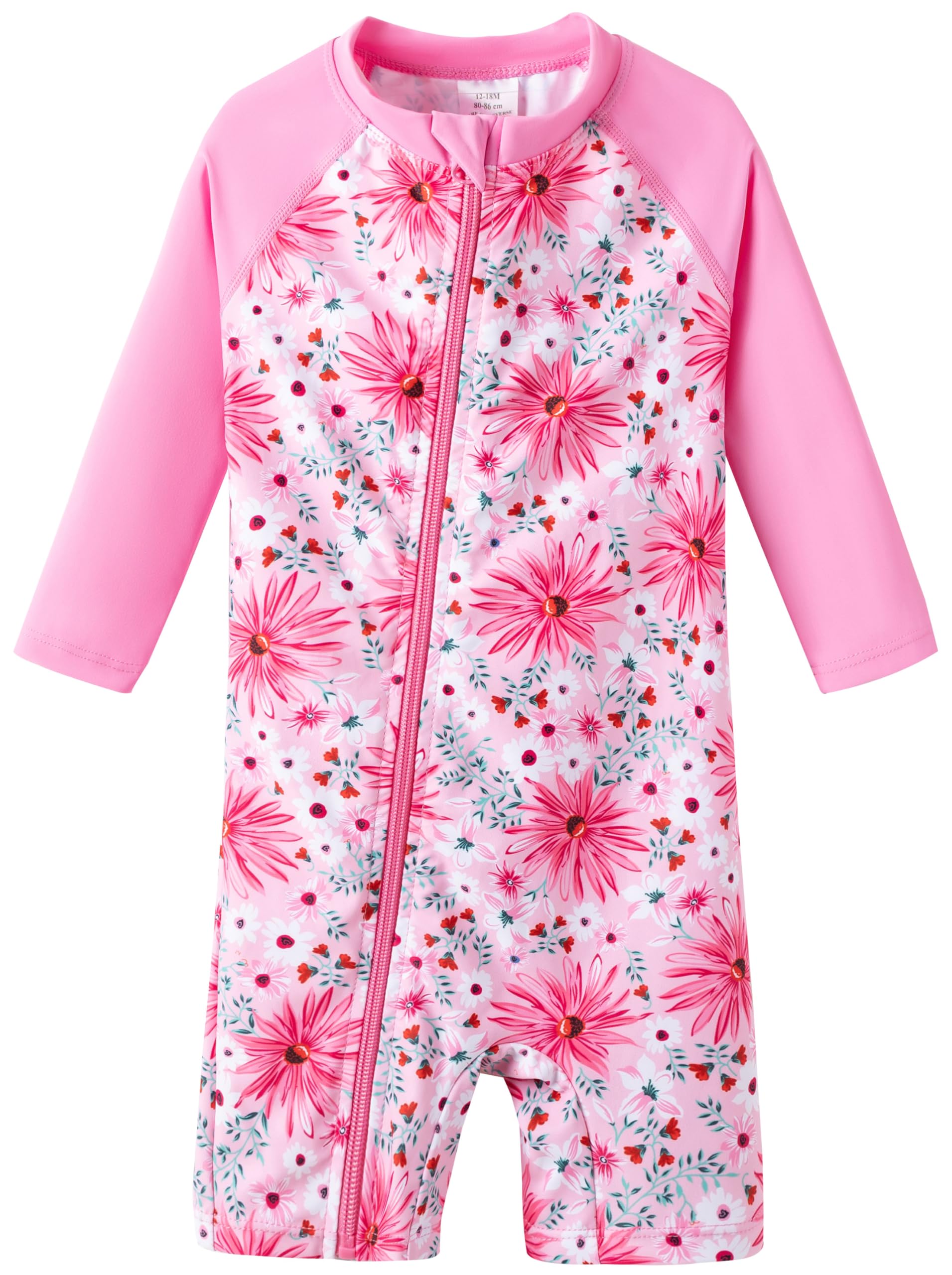 UMELOK Baby Girl Swimsuit Infant Rash Guard Swimwear Bathing Suit