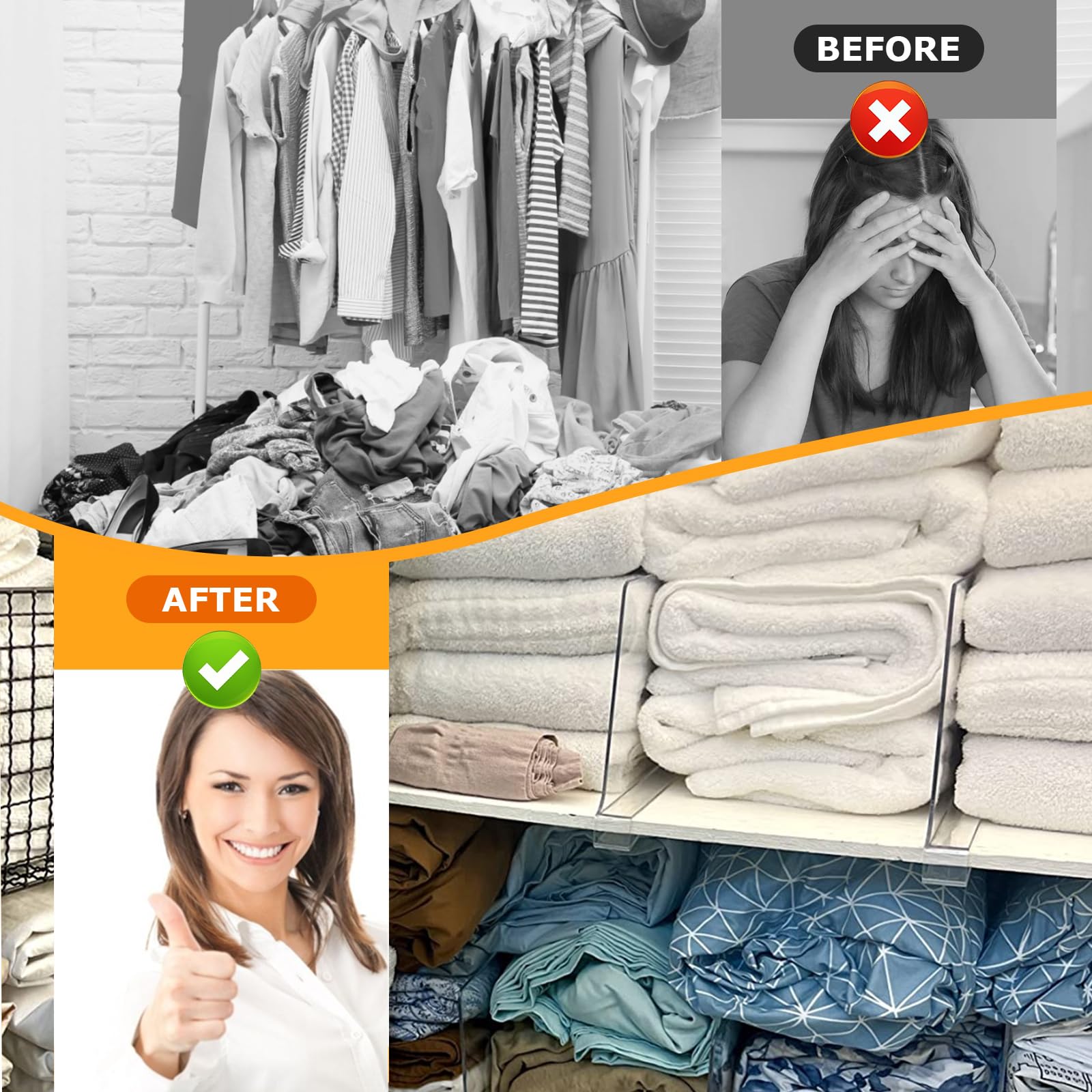 CYEER 12 separadores de estantes