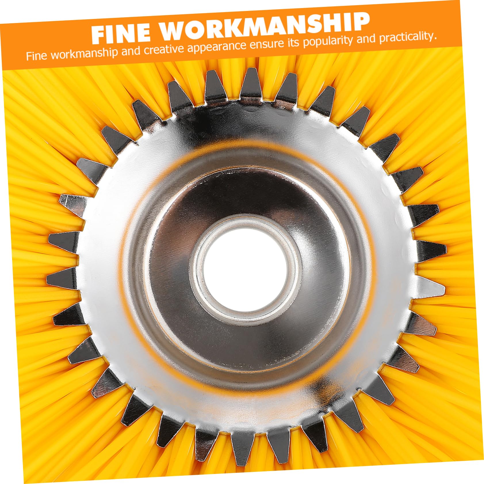 BESPORTBLE Garden Brush for Lawn Mower 8 Inch Strimmer Head Nylon Trimmer Head Replacement