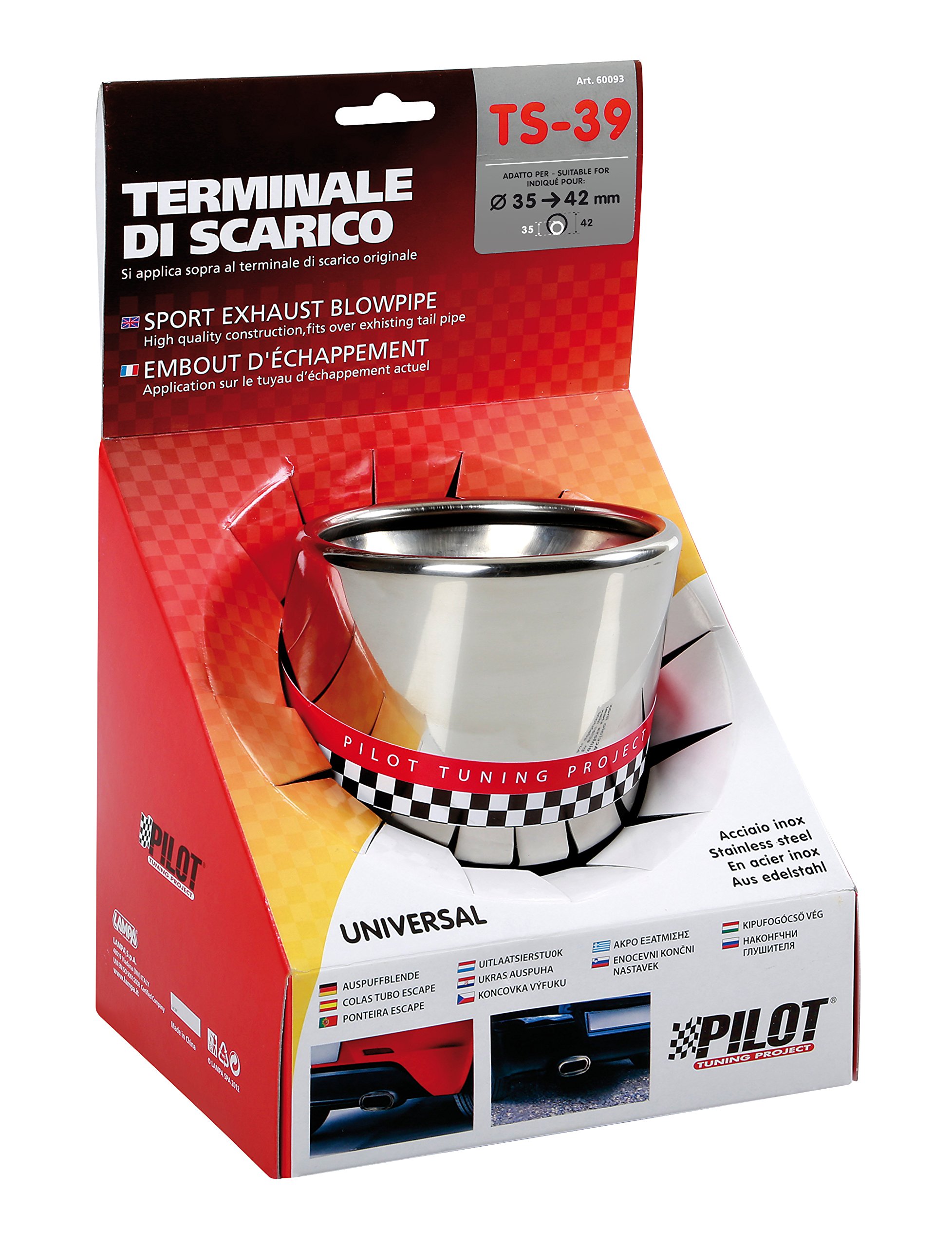 Lampa 40873 Embout d'échappement TS-39