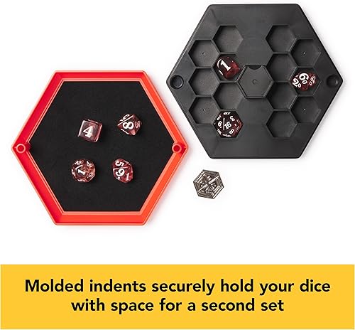 Miniatura 3 de Dados de campaña, juego de dados para llevar, juego de mesa de poliedro con estuche de almacenamiento, DND Dungeons and Dragons MTG Magic The