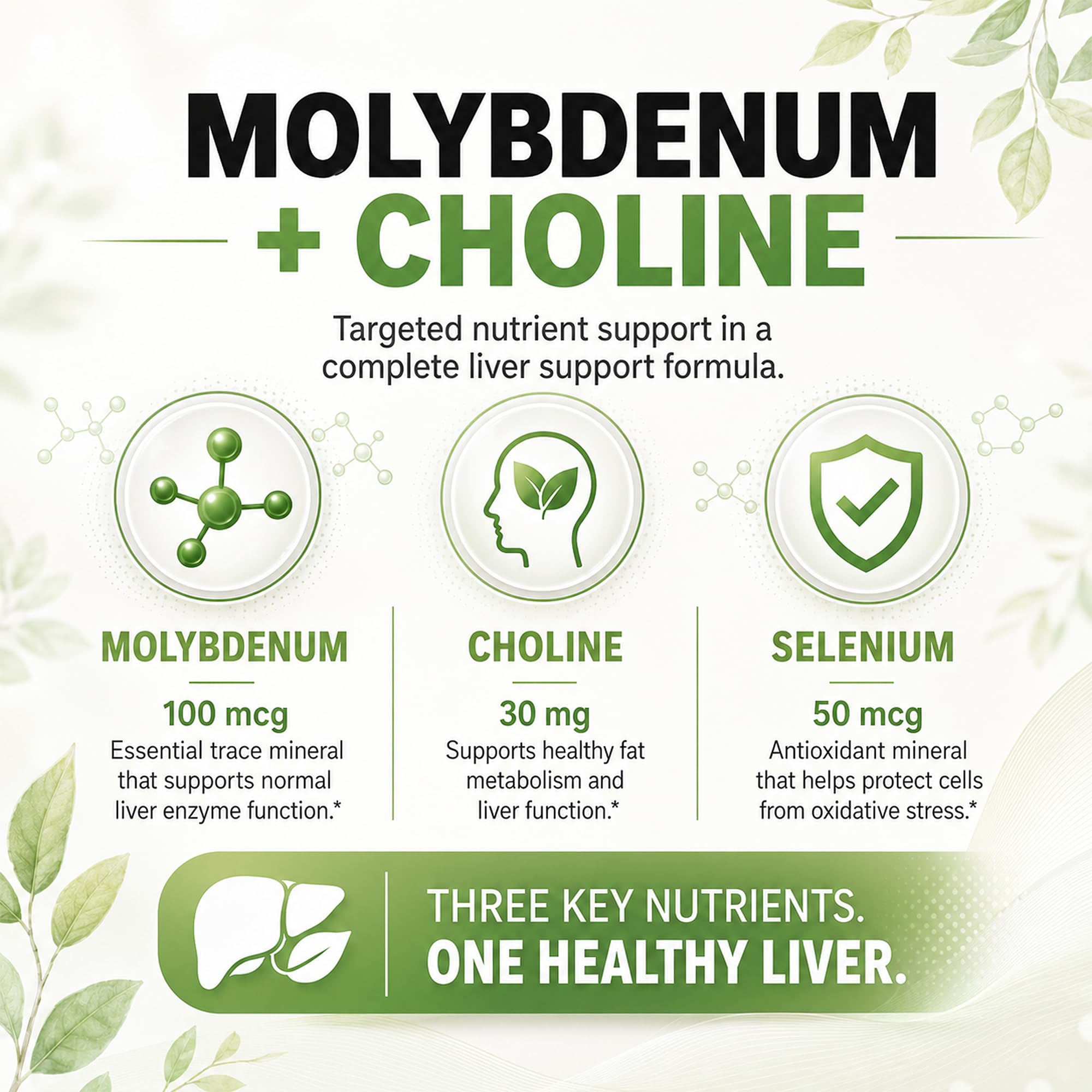 Balance ONE Liver Support Supplement, Milk Thistle, Molybdenum, 60 Capsules — Amazon image 4