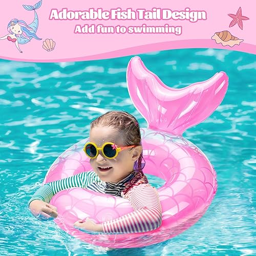 Miniatura 2 de MoKo Anillo de natación inflable, para niños, lindo flotador de piscina, tubos, tubos de natación, piscina al aire libre, playa, flotadores de agua,