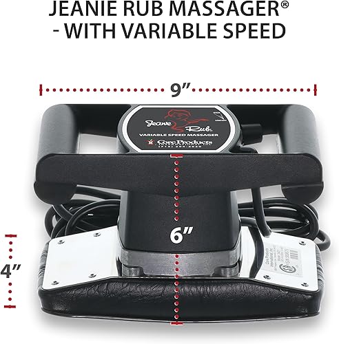 Miniatura 9 de Jeanie Rub Massager - Funda para almohadilla de piel de oveja con velocidad variable PRO-3401