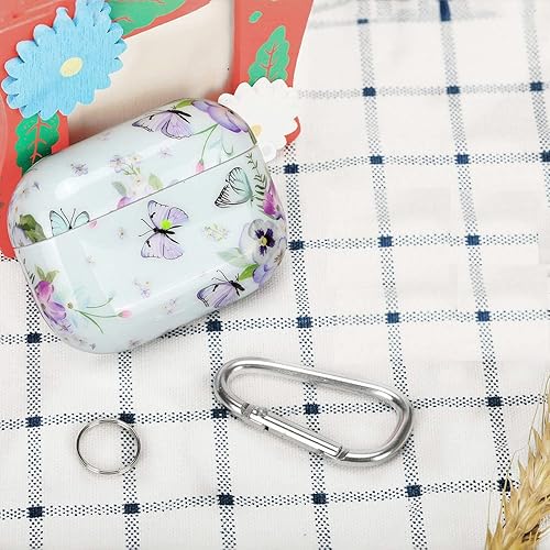 Miniatura 7 de KOREDA - Estuche duro protector 3 en 1 para Airpods Pro, diseño marmoleado, portátil, a prueba de golpes, para llevar los accesorios de los Airpods