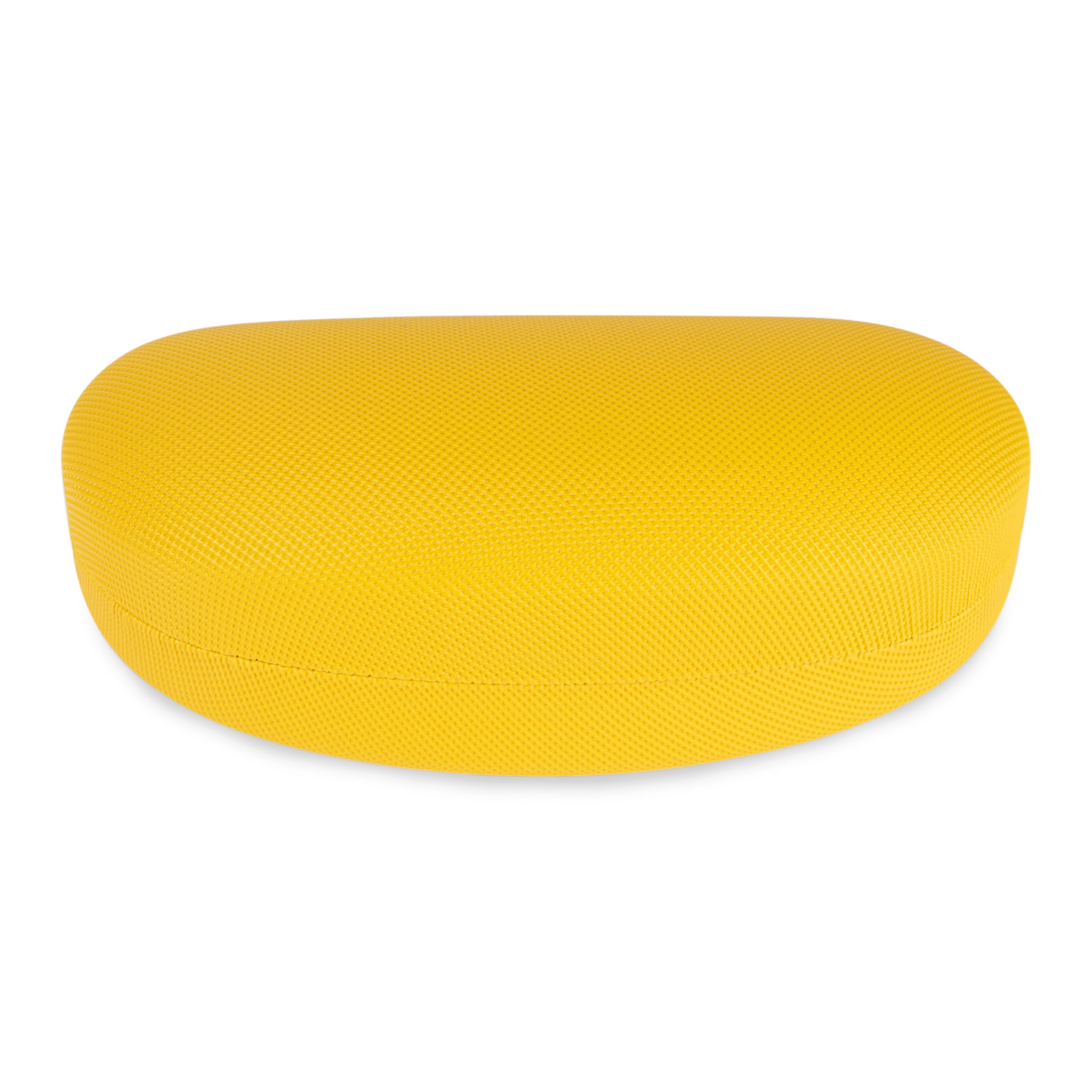 LAGO TERRA Portable Hard Shell Case For Glasses and Sunglasses (Large) - Yellow