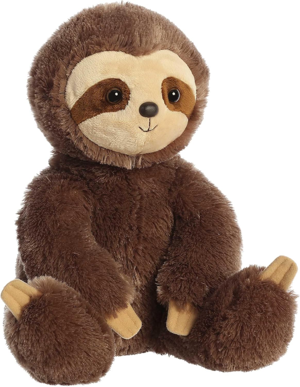 Aurora® Cuddly Sloth Stuffed Animal - Cozy Comfort - Endless Snuggles - Brown 14 Inches