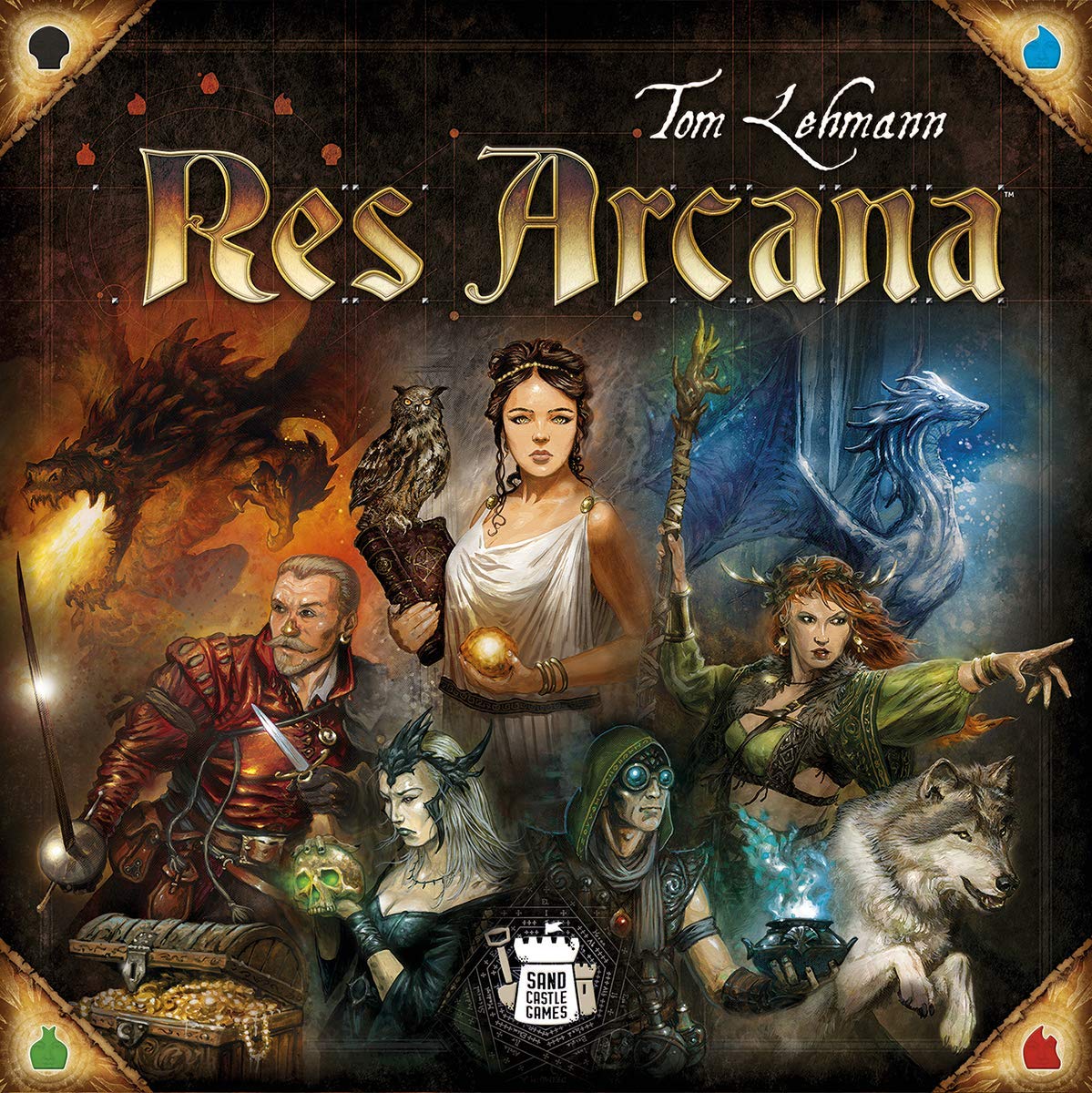 Res Arcana, Grundspiel, Kennerspiel, Kartenspiel, 2-4 Spieler, Ab 12+ Jahren, 30-60 Minuten, Deutsch
