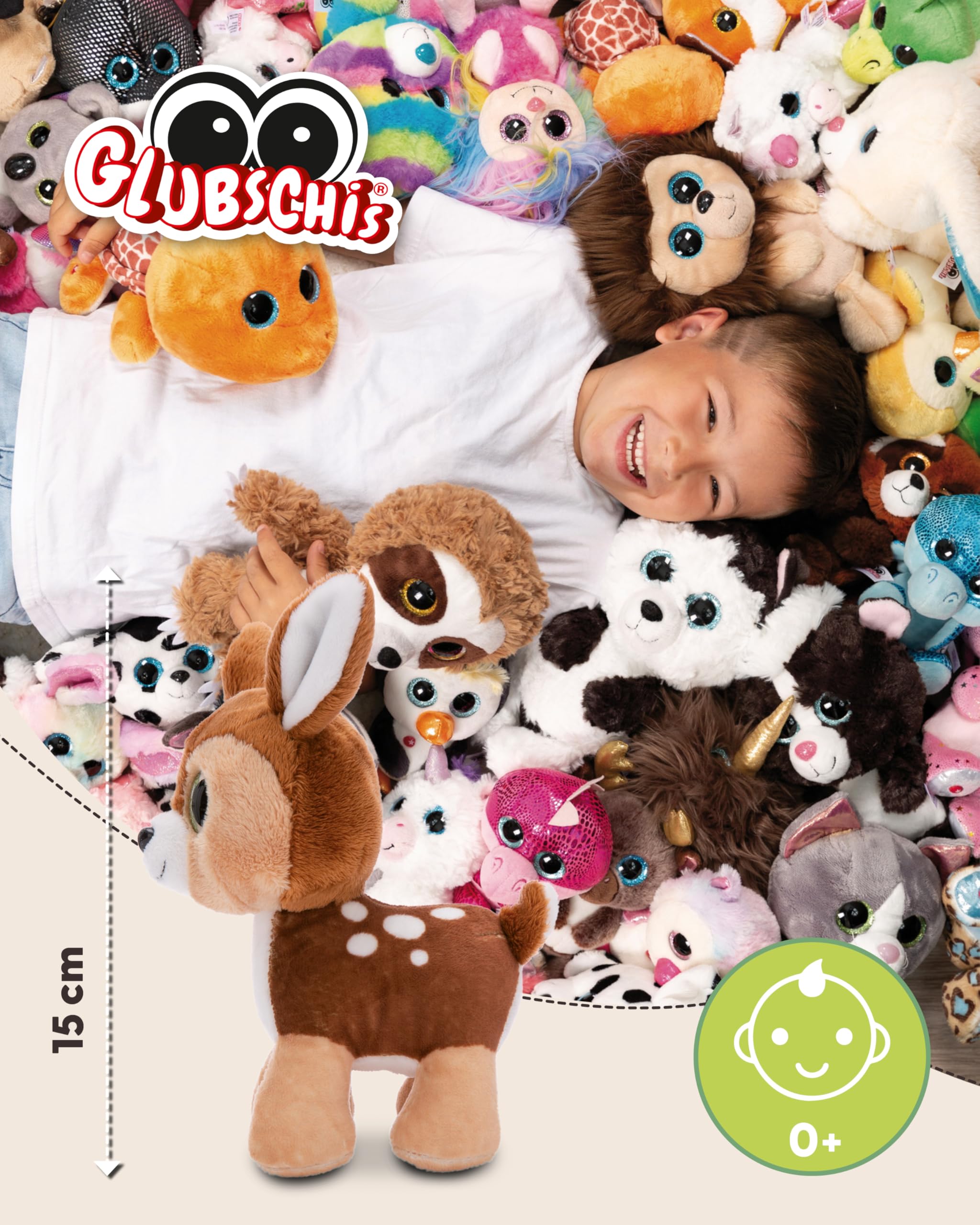 NICI Coussin Nuque Enfant Shaun Le Mouton 25x25cm - Coussin Nuque, Coussin Moelleux Pour Enfants, Filles Et Garçons, Parfait Comme Coussin De Voyage - 49655, Blanc