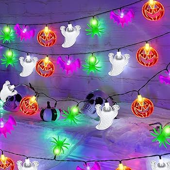 Halloween Eyeballs Lights, 3.9ft 10 LEDBattery Operated Glowing Eyeballs Halloween Decor Decorative Scary Eye Lamp For Indoor Outdoor Room Party Supplies Garden Yard Decoration